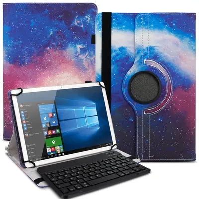Produktbild von Tablet Tasche Tastatur für Samsung Galaxy Tab S11 S10 S9 FE Hülle Schutzhülle BluetoothFarbe Uni 360 Taschen:Motiv 17