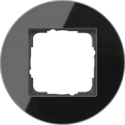Produktbild von GIRA 0211135 Abdeckrahmen 1f Studio G Schwarz 211135