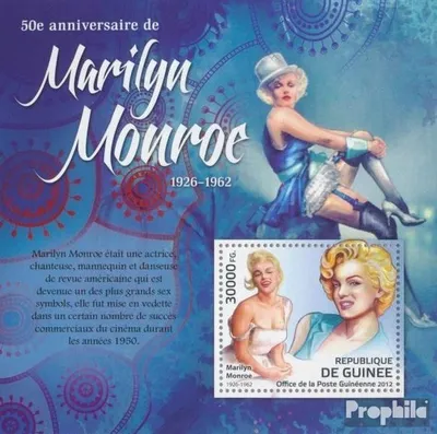 Produktbild von Briefmarken Guinea 2012 Mi Block 2099 (kompl. Ausgabe) postfrisch Marilyn Monroe (1926-1962)