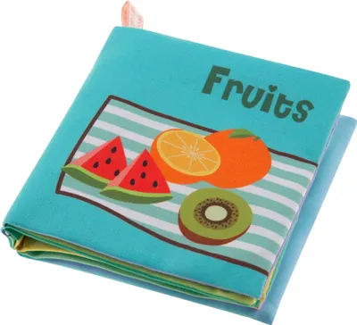 Obrázek produktu pro Miękka szeleszcząco piszcząca książeczka Fruits / Bocioland