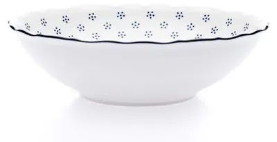 Produktbild von Salatschüssel, tschechisches Porzellan, Verona, 26 cm, blaue Valbella, G. Benedikt
