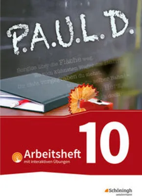 Image de P.A.U.L. D. (Paul) 10. Arbeitsheft  mit interaktiven Übungen. Für Gymnasien und Gesamtschulen - Bisherige Ausgabe