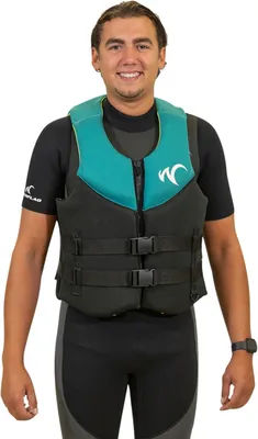 Imagen del producto de Chaleco salvavidas de 50N, de neopreno, unisex, color azul, para deportes acuáticos