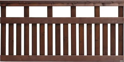 Produktbild von Vorgartenzaun Konsta Elda 180 x 90 cm braun