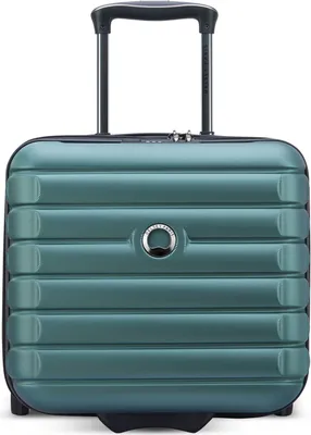 Produktbild von DELSEY PARIS Trolley mit Laptopfach Shadow 5.0 Expandable Underseater 2 wheel Green petrol 37cm