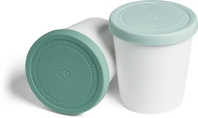 Produktbild von SPRINGLANE 2er-Set Eisbehälter für Speiseeis 1 L, Aufbewahrungsbehälter, Gefrierdosen, Eis-Container BPA-frei in Lebensmittelqualität