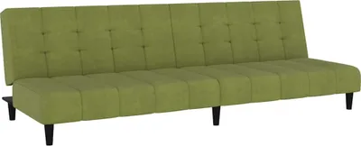 Immagine prodotto di Divano Letto a 2 Posti Verde Chiaro in Velluto