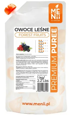 Produktbild von Waldfruchtfleisch 1kg PremiumPüree MENii