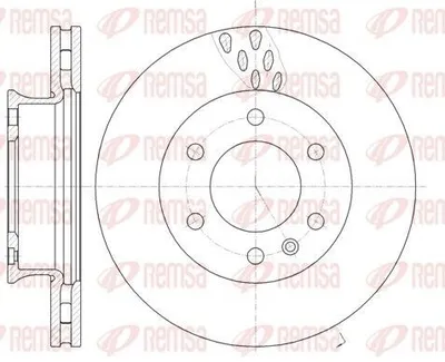 Produktbild von 2x REMSA Bremsscheibe 61034.10 vorne für VW CRAFTER 30-50 Kasten (2E_) 300mm