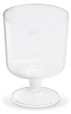 Produktbild von Glaskelch am Stiel 200 ml 10 Stück.