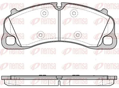 Produktbild von REMSA Bremsbeläge Satz Vorne Bremsklötze für PORSCHE 911 (991) 1597.00