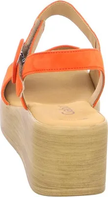 Produktbild von Gabor Samtchevreau pumpkin HOLZ Sandale Orange in Gr. 37.5