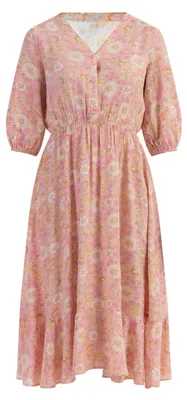 Produktbild von EVERA Damen Kleid - Rosa Mehrfarbig, M
