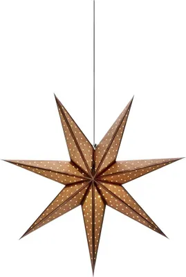 Produktbild von Markslöjd Hängestern Glitter bronze, H 75 cm x T 23 cm x L 75 cm
