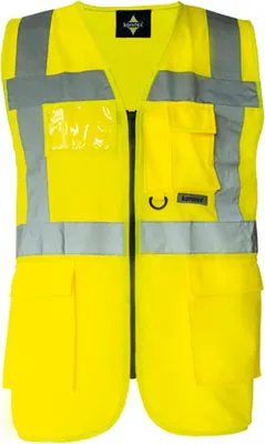 Immagine prodotto di Korntex KXMF | Gilet di segnalazione multifunzione Executive - Colore: Giallo segnale - Taglia: S