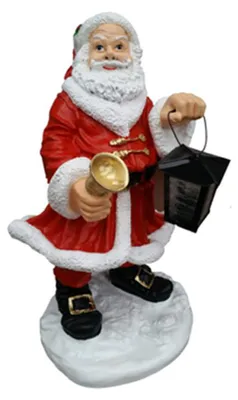 Immagine prodotto di Figura di Babbo Natale statua decorazione luminosa all'aperto Babbo Natale scultura 65cm nuovo
