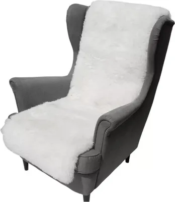 Produktbild von Lammfell Sesselauflage Kurzhaar 160 x 50 cm Weiß -