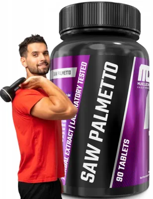 Immagine prodotto di BOOSTER DI TESTOSTERONE: forza e potenza Muscle Care Saw Palmetto - 90 compresse