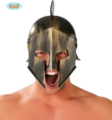 Immagine prodotto di elmo antico per gladiatori spartani romani da uomo