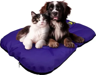 Produktbild von EVE Textile Hundebett Katzenbett 85x70x5cm  Lila Hundekorb Katzenkorb Hundekissen Katzenkissen Hundesofa Katzensofa Bett für Haustiere Hund und Katz