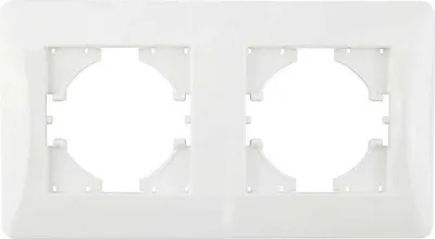 Image de Onlex Cadre horizontal 2 éléments Blanc Blanc One Size