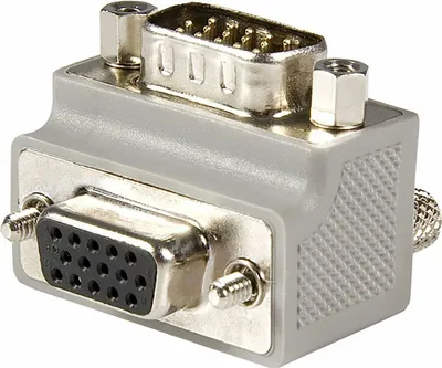 Zdjęcie produktu dla StarTech.com VGA Cable adapter, DB15 M, DB15 FM, Szary