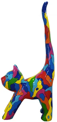 Produktbild von Abstrakte Deko Figur Statue Skulptur 190cm Figuren Statuen Skulpturen Katze Neu