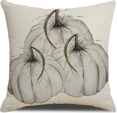 Produktbild von Kopfkissenbezug 45x45cm mit Herbstdruck BOHO, 100% Polyester, Gewicht 77g