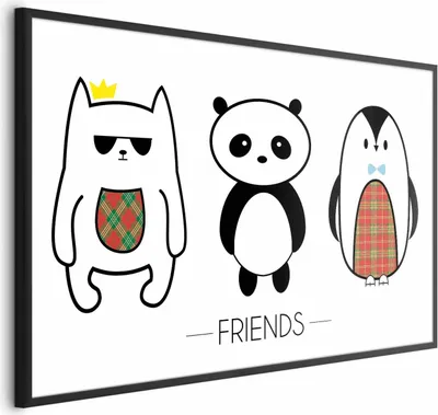 Produktbild von Posterpapier Poster - Friends 42x29.7 cm Für Kinder g-A-0153-ao-a