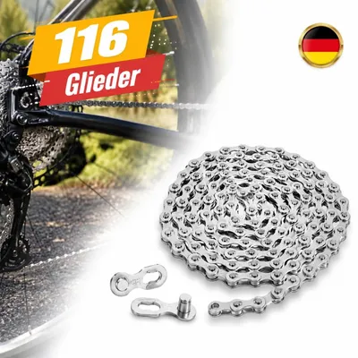 Productafbeelding van Fietsketting voor SHIMANO 9-speed, 116 schakels, mountainbike ketting