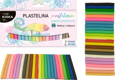 Immagine prodotto di Plastilina 24 colori pastello Kidea