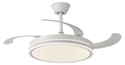 Image de Luminaires de plafond avec ventilateur - Ventilateur plafonnier LED 60W avec télécommande, modèle FLUARA 71364 de Rabalux