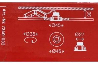 Zdjęcie produktu dla Zestaw 3 lamp wpuszczanych LED IP44 1,8 W 3000K srebrny plastikowy Briloner