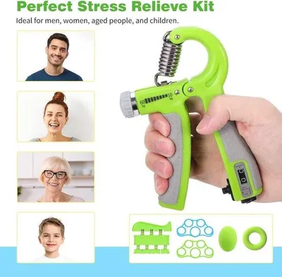 Produktbild von Famanu Handtrainingsgerät zur Stärkung von Hand und Unterarm - 6-teilig