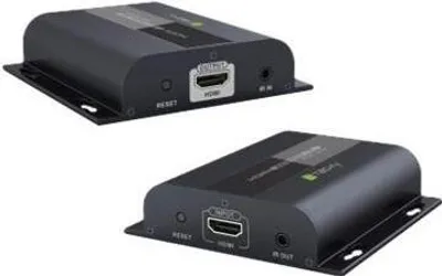 Productafbeelding van Techly IDATA-EXTIP-383V4, 1920 x 1080 pixels, AV-zender en -ontvanger, 120 meter, Kabel, Zwart, HDCP