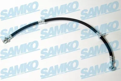 Produktbild von SAMKO 6T48034 Bremsschlauch für HONDA CIVIC VI Hatchback (EJ, EK) CRX III (EH, EG) CIVIC VI Fastback (MA, MB) CIVIC V Hatchback (EG) CRX II (ED, EE)