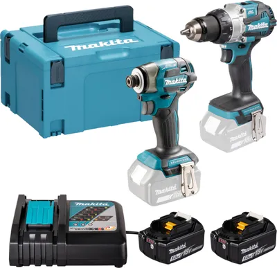Produktbild von Makita DLX2528TJ Spezialset Akkuschrauber Set DHP489Z und DTD173Z 18V Li-Ion Lxt