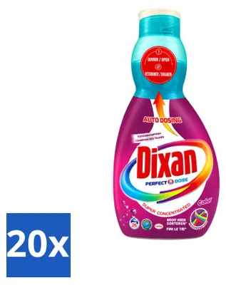 Produktbild von 20 x Dixan Perfect Dose Extreme Power Color Waschmittel - 26 Waschladungen - Vorteilspackung - 20 Stücke