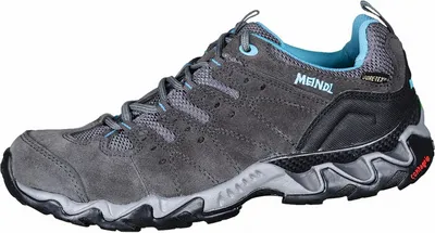 Produktbild von Meindl Portland Lady GTX Damen Velour Mesh Trekkingschuhe grau, Goretex Ausstattung, 4432151/6.0