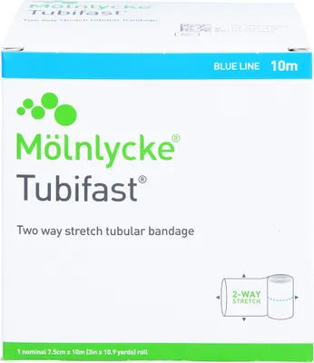 Immagine prodotto di Mölnlycke Tubifast 2-Way Stretch Bandage 7,5 cm x 10 m, 1 pz. Benda