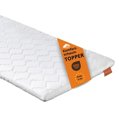 Produktbild von orthopädischer Komfortschaum Topper, 90 x 190 cm, für alle Matratzen und Betten, sleepling