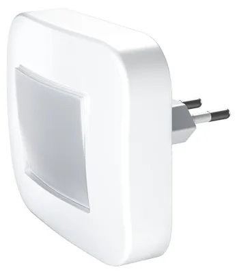 Obrázok produktu pre Nočné svetlo OSRAM s funkciou naklápania, senzor denného svetla, 3000K, 3 lm, 0,2 W, plug-and-play, biele, pre detské izby a obývacie priestory