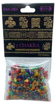 Produktbild von Banjara Räucherharz 7 Chakra 1x30g Räucherwerk indische Duftmischung