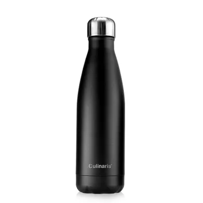 Produktbild von Isolierflasche - 500 ml - schwarz | Culinaris