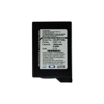 Image de Batteries pro Sony PSP 1000, 1800mAh