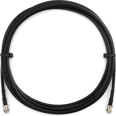 Produktbild von 20m RP-TNC Buchse auf RP-TNC Buchse RG58 Koaxialkabel - 20 Meter Verlustarmes Antennenkabel 50 Ohm Verlängerungskabel - für WiFi Router Antenne WLAN (RPTNC - TNC mit umgekehrter Polarität)