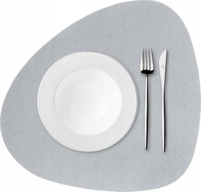 Produktbild von Wasserfeste Unterlage Küchenmatte Für Den Tisch Unter Dem Teller 35X45 Grau Skin