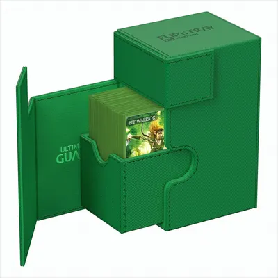 Obrázek produktu pro Ultimate Guard Flip`n`Tray 80+ XenoSkin Monocolor Grün