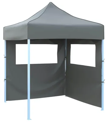 Image de vidaXL Tente de réception anthracite 200 x 200 x 315 cm Tissu Oxford