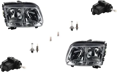 Obrázok produktu pre Johns, svetlomety vhodné pre VW Polo 6N od 99-01 sada žiaroviek ?avá + pravá so servomotorom